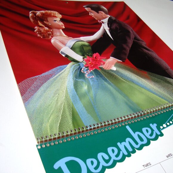 2/$10* Vintage 1995 Barbie Calendar 1960s Barbie Dolls Collectible - Picture 7 of 14